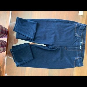 Time and Tru blue denim leggings